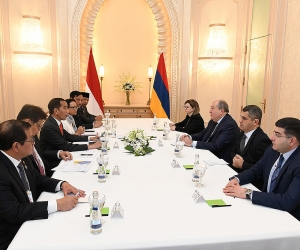 Նախագահ Արմեն Սարգսյանը հանդիպել է Ինդոնեզիայի նախագահի հետ