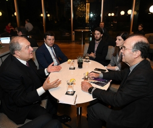 Արմեն Սարգսյանը հանդիպել է Իսրայելի նորարարությունների կենտրոնի նախագահին
