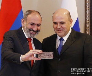 Никол Пашинян и Михаил Мишустин обсудили ряд вопросов повестки армяно-российских отношений