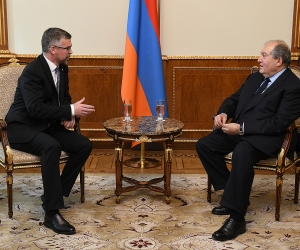 Armenian President, Swedish Ambassador to Armenia Discuss Bilateral Relations