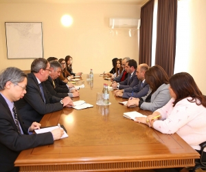 Նախարար Սուրեն Պապիկյանն ընդունել է Ասիական զարգացման բանկի պատվիրակությանը