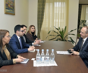 Amenian Justice Minister and Swiss Ambassador to Armenia Discuss Reforms