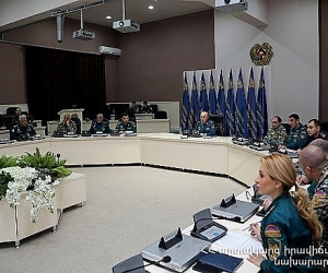 Խորհրդակցություն փրկարար ծառայությունում