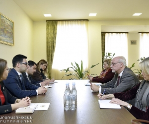 Armenian Justice Minister and Visiting CoE Delegation Discuss Reforms