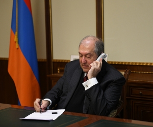 Armenian President and Noubar Afeyan Discuss Potential for COVID-19 Vaccine