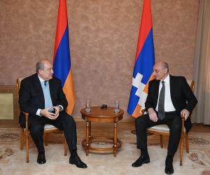 Արմեն Սարգսյանը հանդիպում է ունեցել Արցախի նախագահ Բակո Սահակյանի հետ