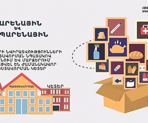 Նվիրատվությունների պահեստավորման նպատակով Երեւանում եւ մարզերում առանձնացվել են հատուկ կետեր