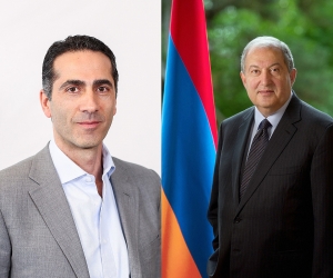 Նախագահ Սարգսյանը զրուցել է Հայաստանի գիտության և տեխնոլոգիաների հիմնադրամի գործադիր տնօրենի հետ