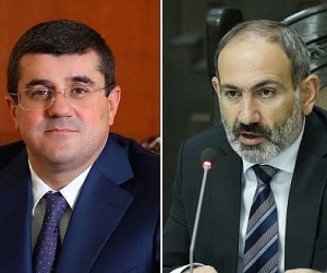 Премьер-министр Никол Пашинян принял новоизбранного президента Республики Арцах Араика Арутюняна