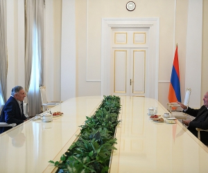Նախագահ Արմեն Սարգսյանը հյուրընկալել է Արցախի հերոս Արկադի Տեր-Թադևոսյանին
