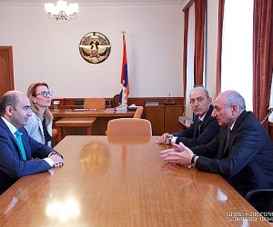 Бако Саакян принял лидера партии «Просвещенная Армения» Эдмона Марукяна