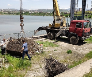 Երևանյան լիճը մաքրվում է