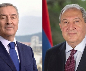 Նախագահ Սարգսյանը հեռախոսազրույց է ունեցել Չեռնոգորիայի նախագահ Միլո Ջուկանովիչի հետ