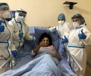 Находящаяся на гемодиализе больная диабетом преодолела коронавирус
