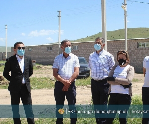 Կոտայքի մարզպետն այցելել է Աբովյանի տարածաշրջանի գյուղեր