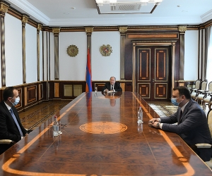 Արմեն Սարգսյանը հանդիպել առողջապահության նախարար Արսեն Թորոսյանին