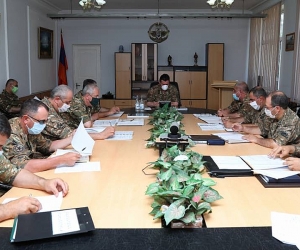 Ծառայողական խորհրդակցություն՝ նվիրված 2020թ. ձմեռային ու ամառային զորակոչերին
