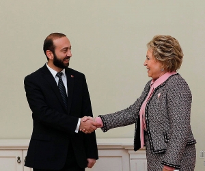 Արարատ Միրզոյանը հեռախոսազրույց է ունեցել ՌԴ ԴԺ Դաշնության խորհրդի նախագահ Վալենտինա Մատվիենկոյի հետ
