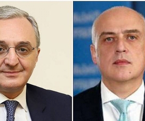 Armenian Foreign Minister Explains Military Situation Along Azerbaijani Border to Georgian Foreign Minister