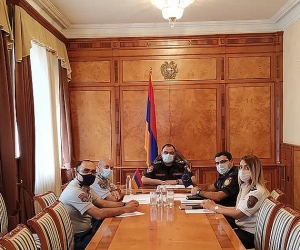 Ոստիկանապետ Վահե Ղազարյանը տեսակապով զրույց է ունեցել ՀՀ-ում ԵՄ դեսպանի հետ