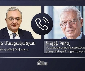 Հայաստանի և Ադրբեջանի ԱԳ նախարարներն ու ԵՄ բարձր ներկայացուցիչը քննարկել են հայ-ադրբեջանական սահմանային լարվածությունը