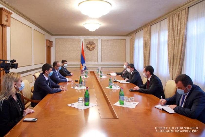 Արայիկ Հարությունյանն ընդունել է ՀՀ էկոնոմիկայի նախարար Տիգրան Խաչատրյանի գլխավորած պատվիրակությանը
