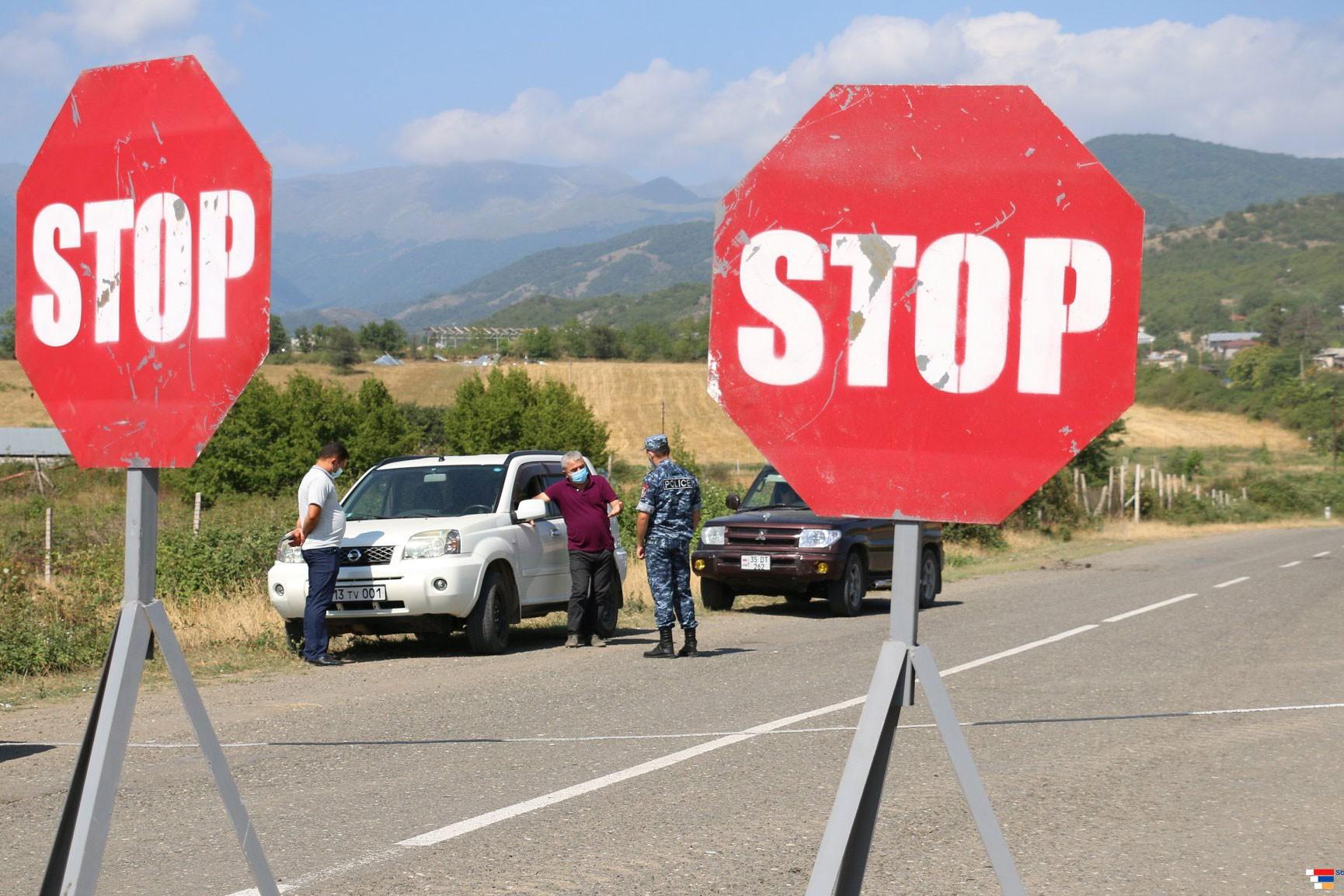 Արցախի ոստիկանապետն այցելել է Այգեստան համայնքի տարածքում տեղադրված անցակետեր