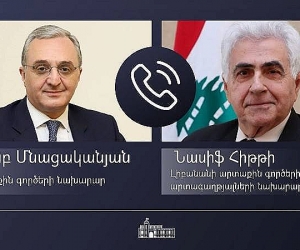 Armenian, Lebanese Foreign Ministers Discuss Regional Security, Bilateral Cooperation