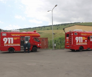 Հրդեհ երկաթգծի «Կարմիր բլուր» կոչվող կայարանում