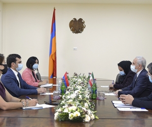 Նախարար Հակոբ Արշակյանը հանդիպում է ունեցել Հայաստանում Իրանի նորանշանակ դեսպանի հետ