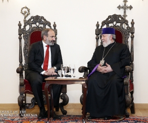 Վարչապետը շնորհավորական ուղերձ է հղել Ամենայն Հայոց Կաթողիկոսին` ծննդյան տարեդարձի առթիվ
