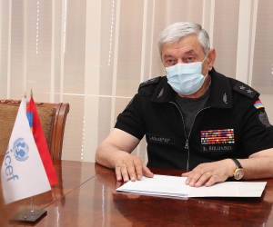 Armenian Emergency Minister and UNICEF Rep Meet