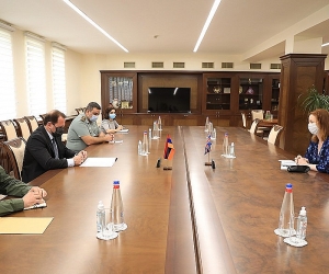 Դավիթ Տոնոյանն ընդունել է Հայաստանում ՄԹ դեսպանության գործերի ժամանակավոր հավատարմատարին