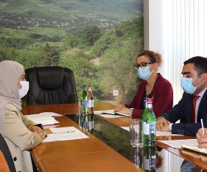Ռոմանոս Պետրոսյանն ընդունել է ԱՄԷ դեսպանության ժամանակավոր հավատարմատարի գլխավորած պատվիրակությանը