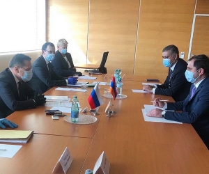 Սուրեն Պապիկյանը Վիեննայում  հանդիպել է ՌՈՍԱՏՈՄ-ի գլխավոր տնօրենի հետ