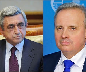Serzh Sargsyan, Russian Ambassador to Armenia Discuss Artsakh Fighting