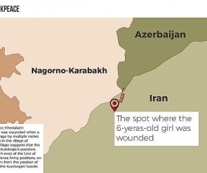 В результате обстрела азербайджанцами пострадал 6-летний иранский ребенок