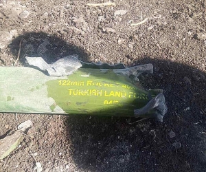 Турецкий снаряд в армянском селе Кут