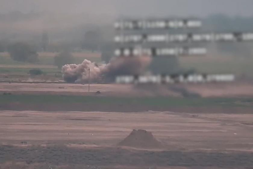 Армянские вооруженные силы уничтожают позиции атакующего врага (видео)