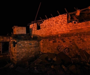Azerbaijani Military Shelling Stepanakert