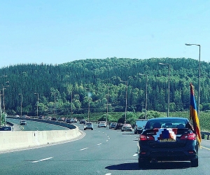 Israel: Armenians Stage Car Convoy to Protest Weapons Sales to Azerbaijan