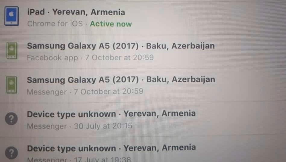 Защитник прав человека: Азербайджанцы управляют страницами социальных сетей пленных армян