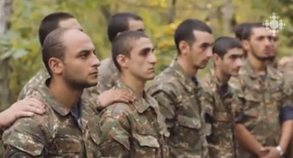 Video: Artsakh Soldiers Get Baptized