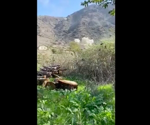 МО опубликовало кадры обстрела противником границы Республики Армения