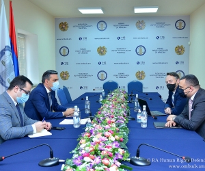 Արման Թաթոյանը հանդիպել է «Մեկ ազատ աշխարհ» միջազգային իրավապաշտպան կազմակերպության հիմնադրին