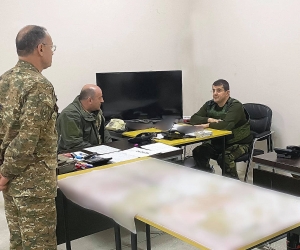 Artsakh President Visits Shushi, Meets with Defense Forces