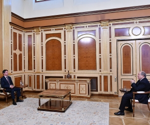 Armenian President, French Ambassador Discuss Karabakh Conflict