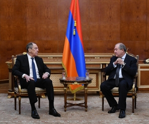 Armenian President Thanks Lavrov for Karabakh Ceasefire
