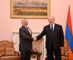Armenian President Leaves for Jordan on Working Visit