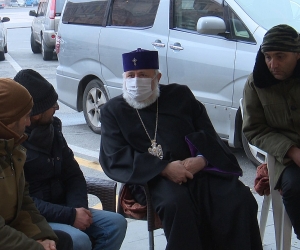 Yerevan Hunger Strikers End Protest at Request of Catholicos Garegin II